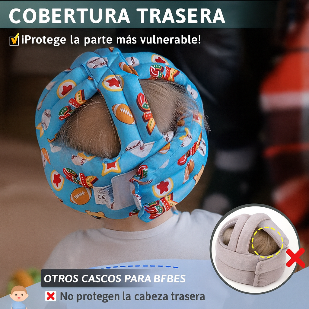 CASCO ANTIGOLPES BABYSAFE👶🏻 ➕ RODILLERA BABYSAFE GRATIS🎁