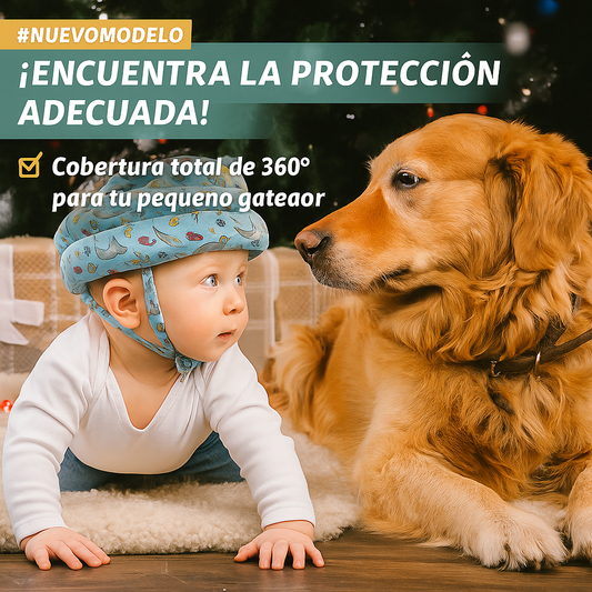 CASCO ANTIGOLPES BABYSAFE👶🏻 ➕ RODILLERA BABYSAFE GRATIS🎁