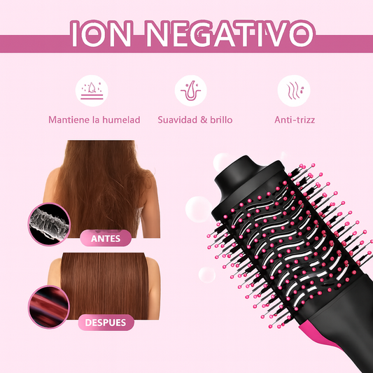 Cepillo GlamBrush 3 en 1 ➕ Crema Coco para Peinar 🥥🎁 ➕ Envío Gratis 🚚📦