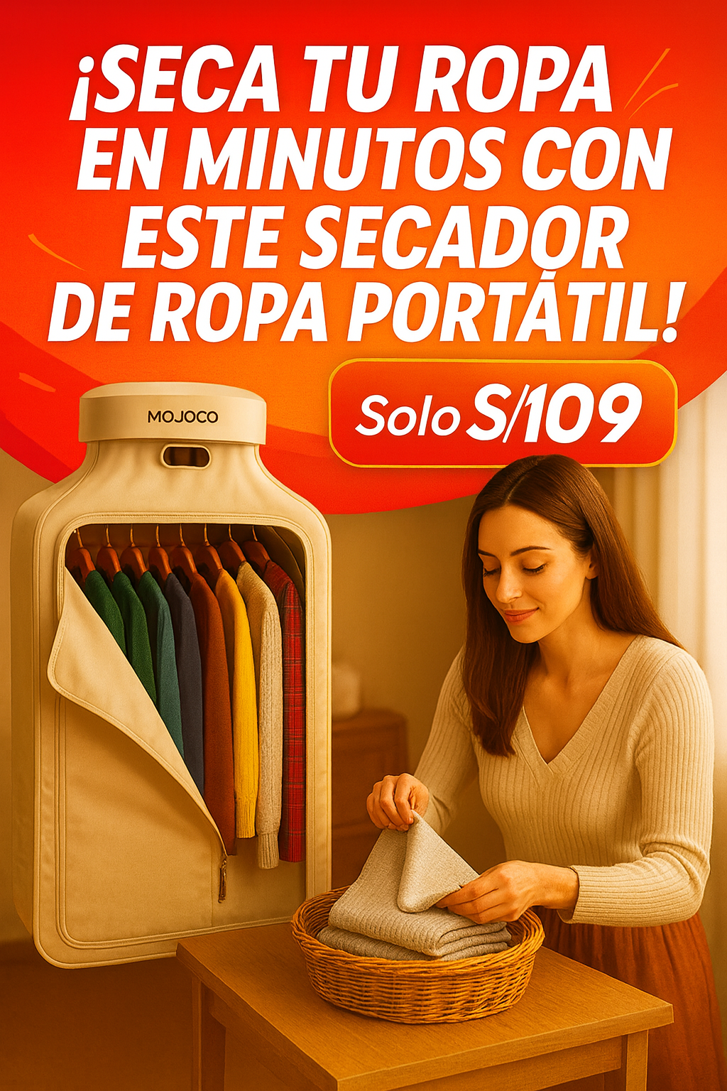 SECADORA DE ROPA PORTATIL + ENVIO GRATIS