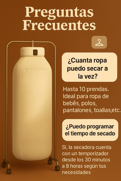 SECADORA DE ROPA PORTATIL + ENVIO GRATIS