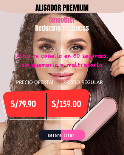 ALISADOR DE CABELLO EN TENDENCIA DE TIKTOK, TE DEJA EL CABELLO LISO Y BRILLOSO  💘❤️